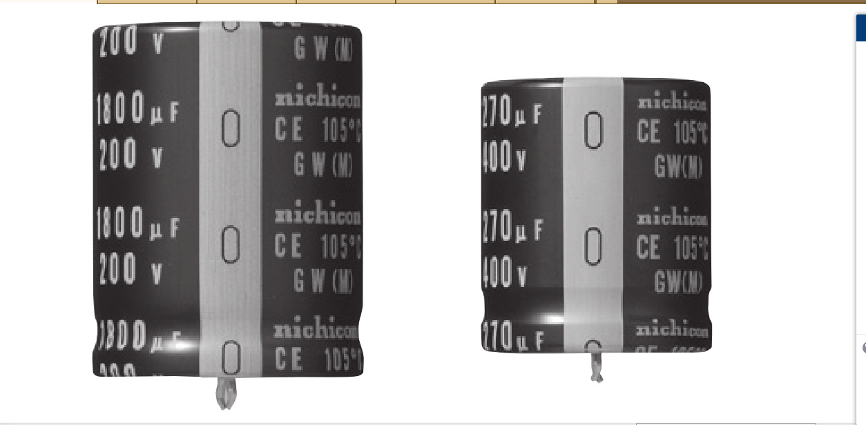 Nichicon尼吉康电解电容LGW 250V270UF330UF390UF470UF560UF 680U