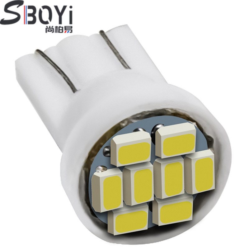 生产 汽车led灯 T10 1206 8SMD led示宽灯 W5w行车灯 阅读灯