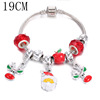 Factory Source New Products Christmas Bracelet Christmas Tree Cant Candy Stand Strings Santa Claus Reindeer Pendant Hand