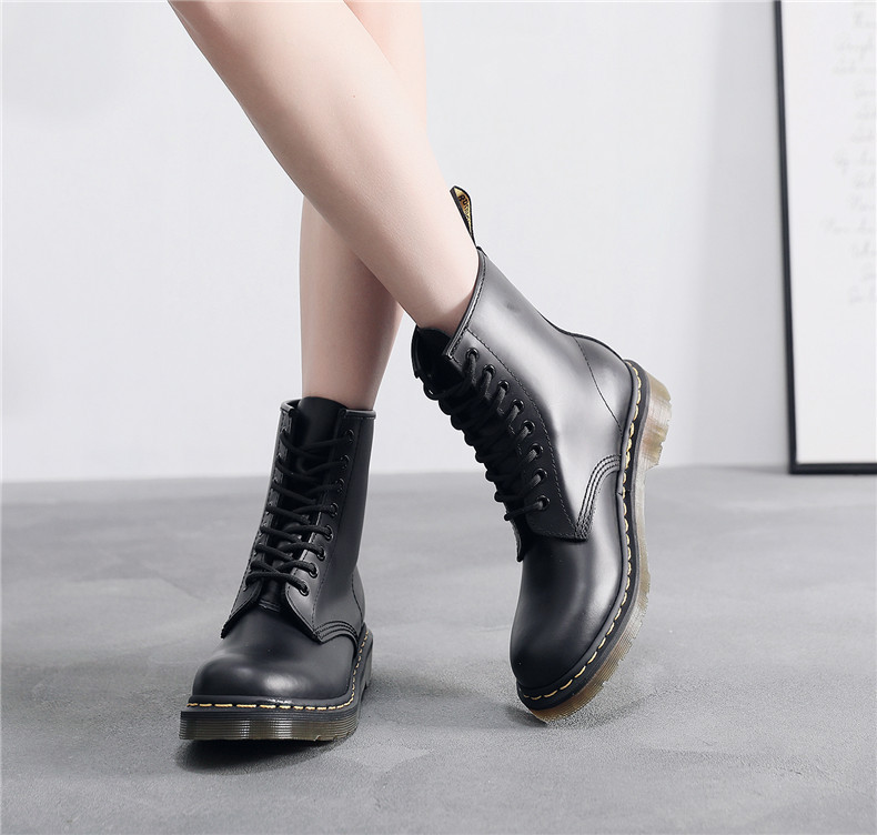 Chỉ Size 37 Sale Sốc: Giày Boot Cổ Thấp Nam Nữ Fudom Mũi Tròn Giày Dép Nữ Chất Liệu Da Bò G04 Sản Phẩm Mới, (Miễn Phí Vận Chuyển Toàn Quốc).