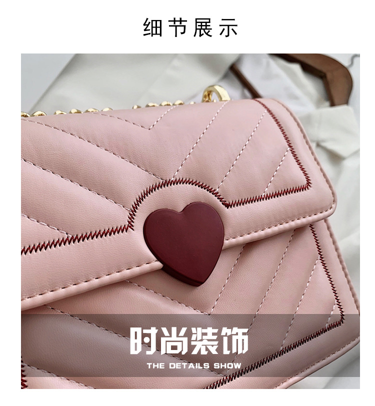 New Trendy   Fashion One Shoulder Chain Bag Texture All-match Messenger Small Square Bag display picture 19