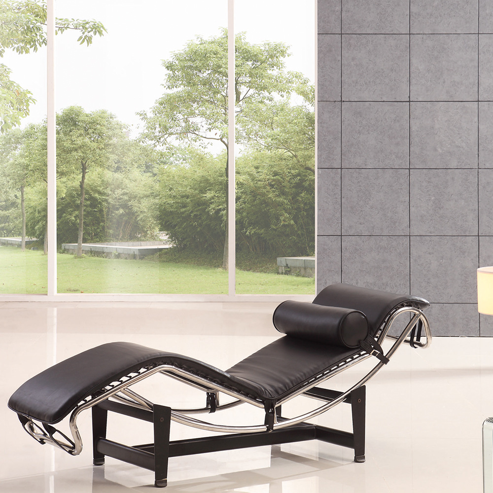 LC806A 歐洲現(xiàn)貨LC4躺椅陽臺懶人椅客廳懶人沙發(fā)書房午休躺椅