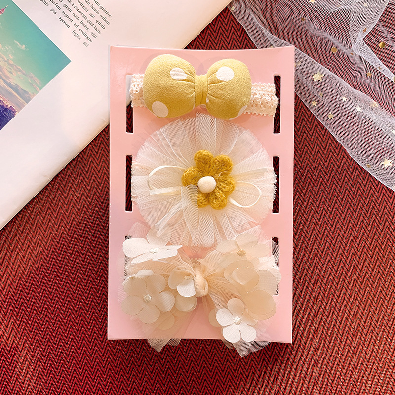 Simple Style, Classic Style Style Girl'S Simple Style Classic Style Bow Knot Lace Handmade Lace Hair Clip
