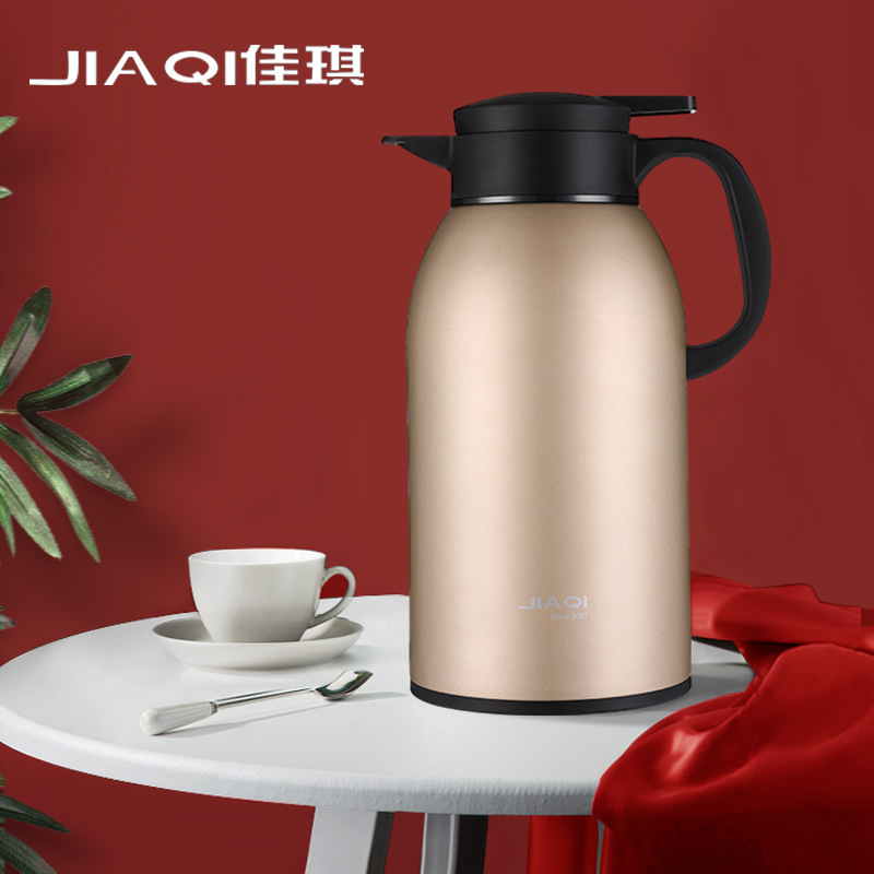 佳琪保温壶304不锈钢暖水瓶欧式咖啡壶家用热水瓶礼品定制logo