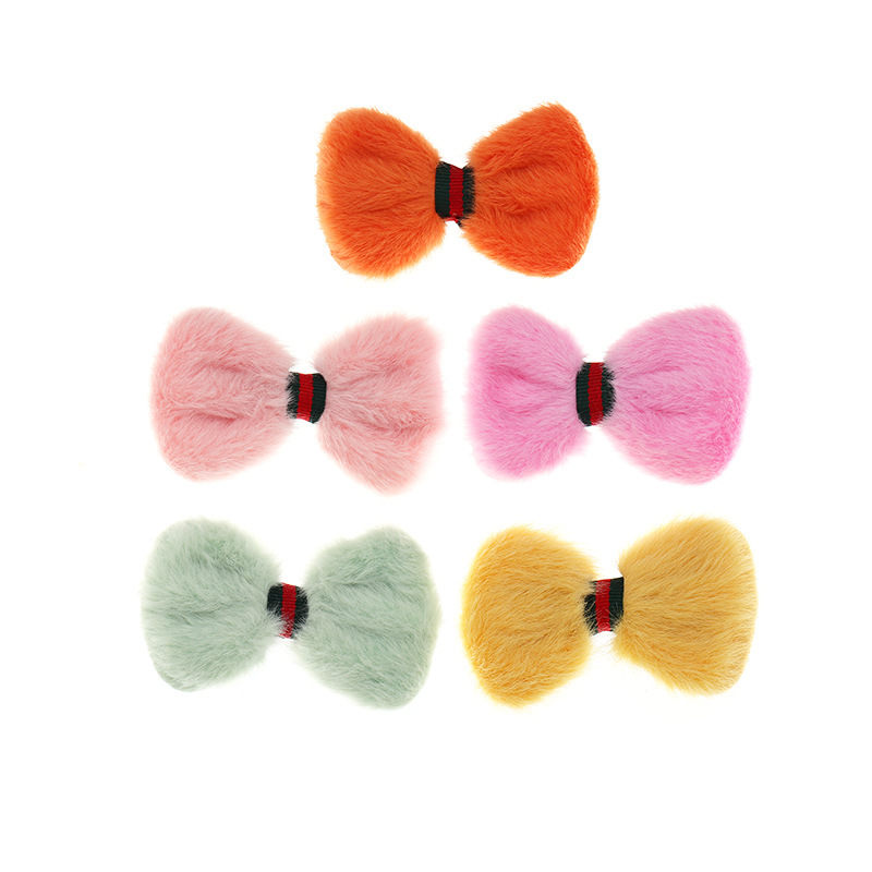 Korean  Fabric Bow Hairpin Set display picture 10