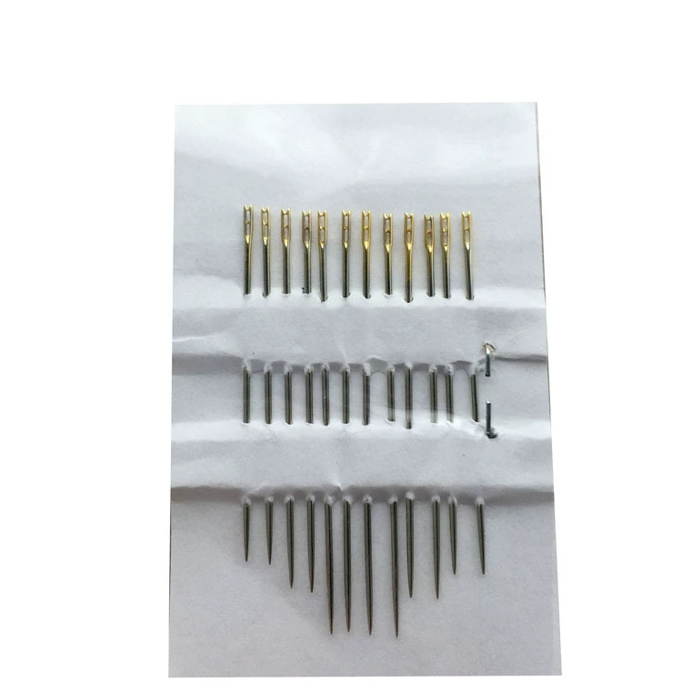 Golden Tail dual -hole 12 blind needles Elderly people use blind needles to wear needle hand seam needle DIY free needle