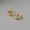 Earrings, advanced jewelry, 18 carat, 925 sample silver, high-quality style, wholesale