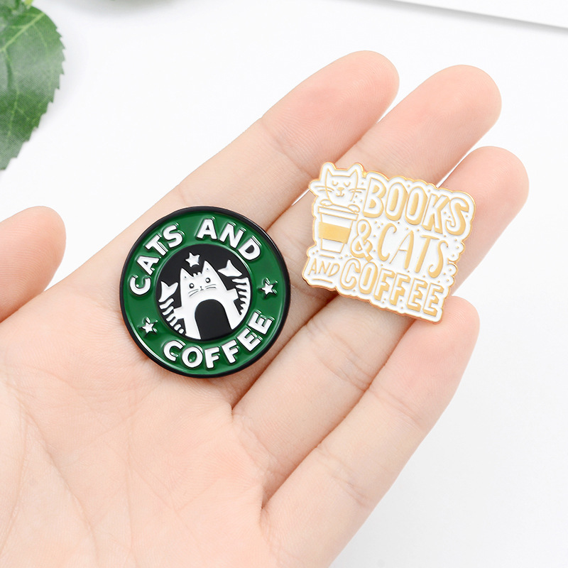 Cat Café Badge
