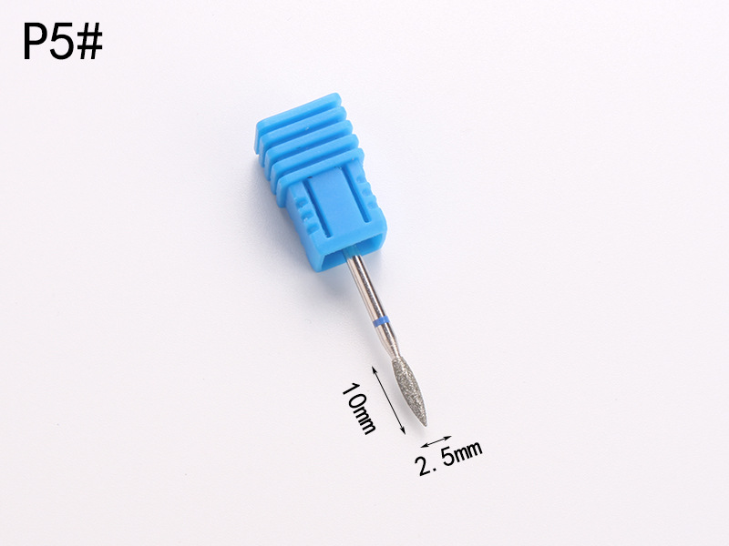 Cruz-frontera cabeza de pulido de uñas de alta calidad esmeril cabeza de molienda eléctrica máquina de molienda de piel muerta