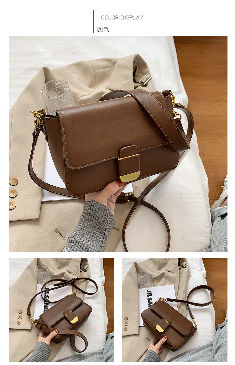 Simple Autumn And Winter New Fashion All-match Messenger Single Shoulder Small Square Bag display picture 10