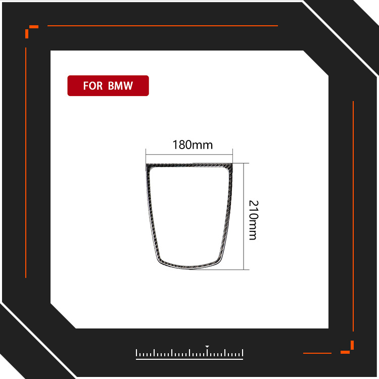 适用宝马F10 5系列/GT配件汽车内饰碳纤维仪表盘装饰面板汽车装饰