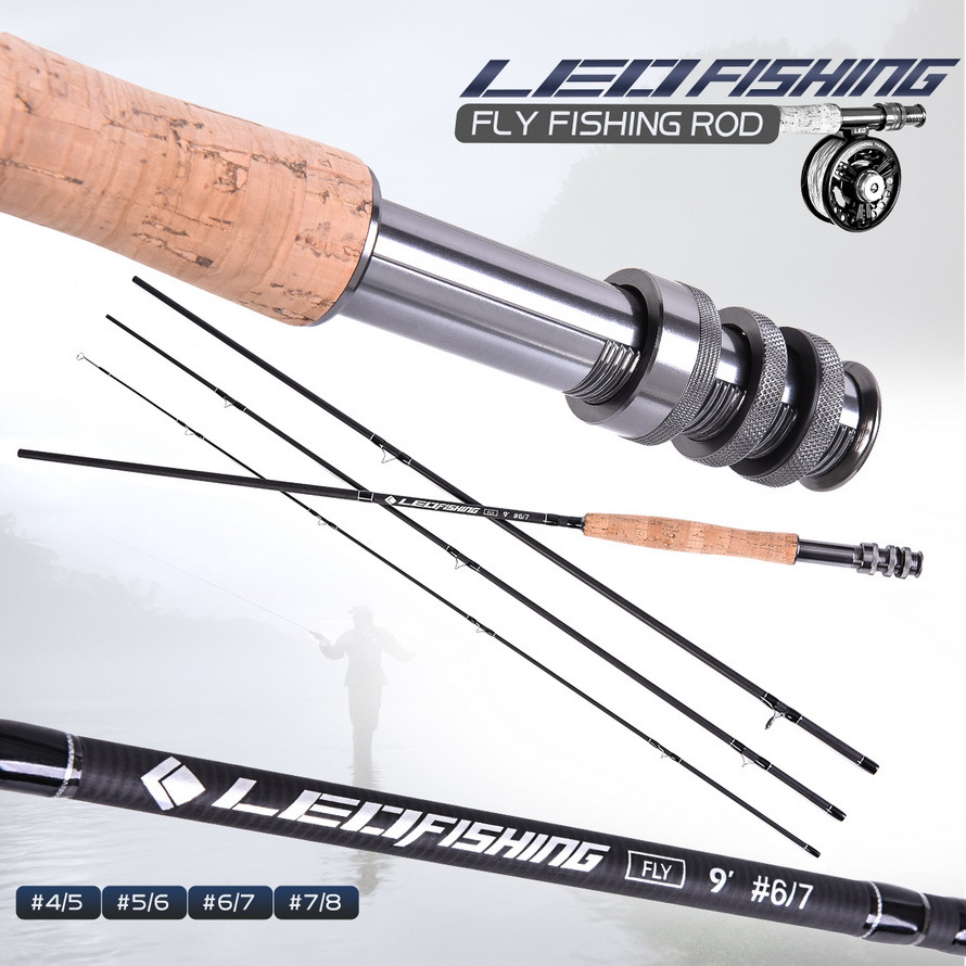28010-T【LEO 飞钓竿套装】5/67/8号飞蝇钓鱼竿套装跨境批发跨境-阿里巴巴