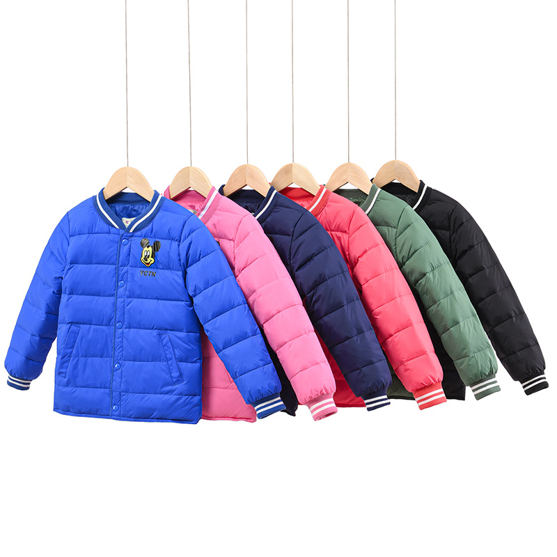 秋冬羽绒女大童儿童羽绒服内胆中大童男童内穿女童轻薄白鸭绒校服|ms