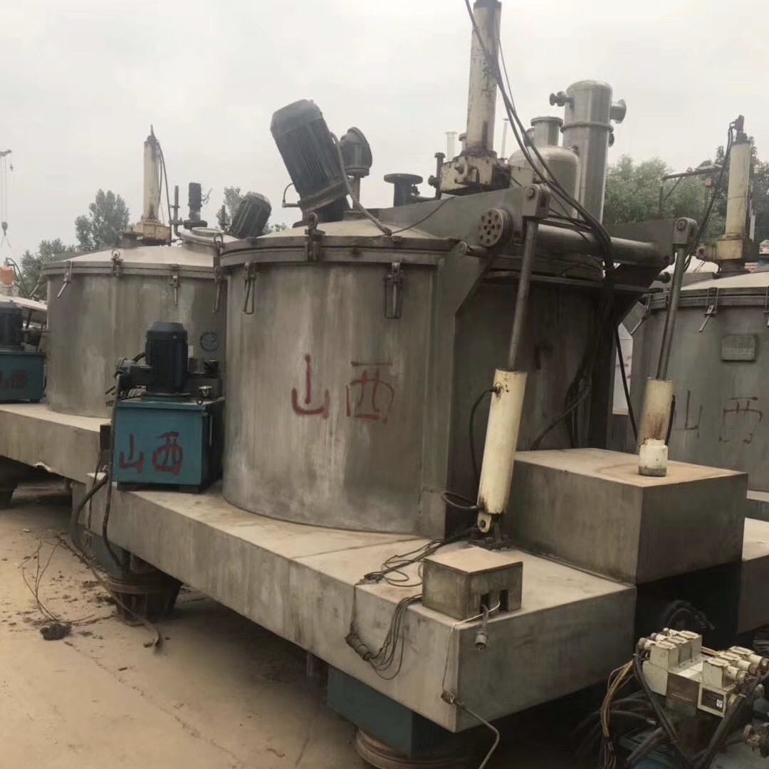 二手刮刀卸料离心机 二手LGZ1800平板刮刀下卸料全自动离心机 钛