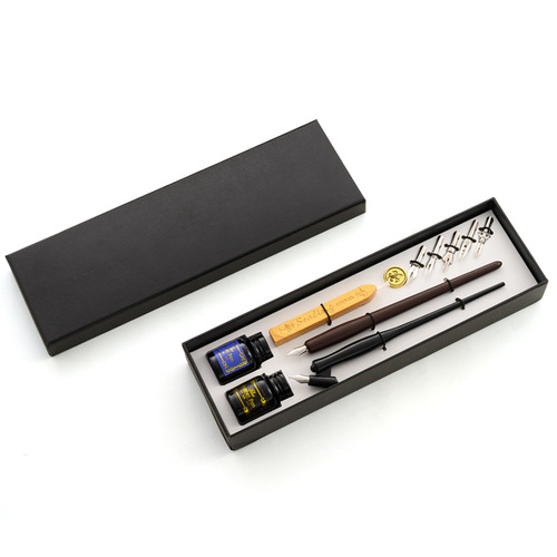 Student cursive English pen beginner wooden pole dip pen English calligraphy pen set painting hook pen wholesale