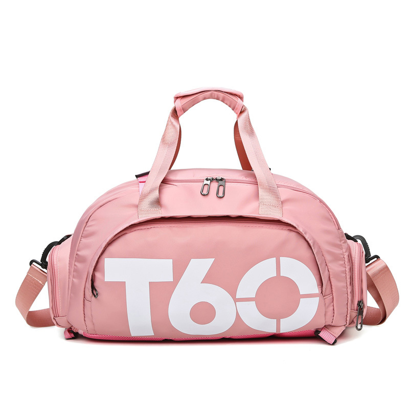 Bolsa de viaje deportiva con separación entre seco y húmedo, bolsa de yoga y fitness, bolsa de equipaje con logo personalizado para piscina con compartimento independiente para zapatos.
