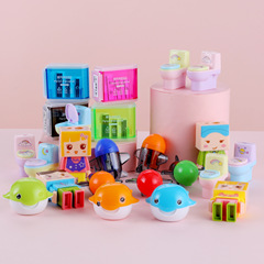 Children's creative pencil sharpener, pencil sharpener, pencil sharpener, cute cartoon primary school student pencil sharpener, school supplies