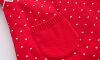 Fleece knitted girl's skirt, keep warm woolen dress to go out, hat