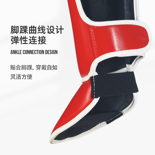 BN boxing leg guards, children's fighting leg pads, Muay Thai fighting training, thickening with instep protective gear, Sanda shin guards