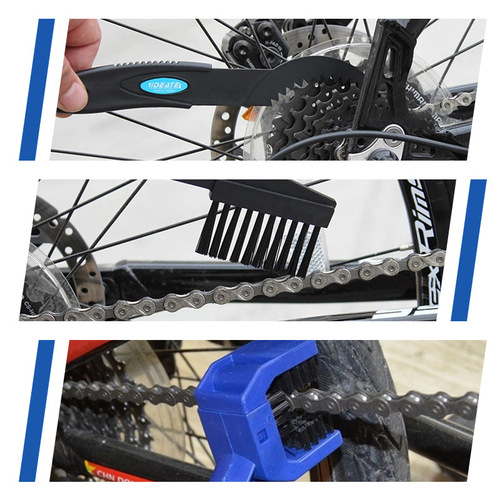 Bicycle chain washer cleaner set chain box mountain bike accessories maintenance tool cleaning large brush