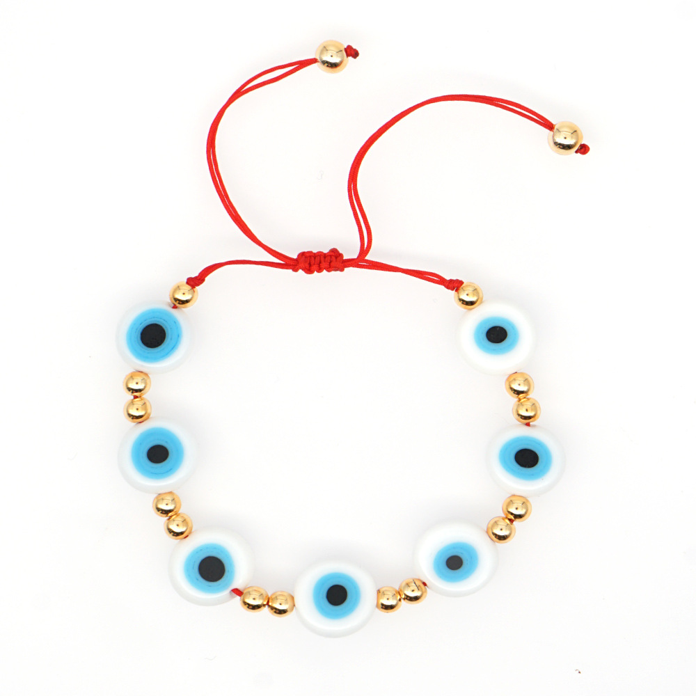 Wholesale Jewelry Bohemian Style Devil's Eyes Beaded Bracelet Nihaojewelry display picture 3