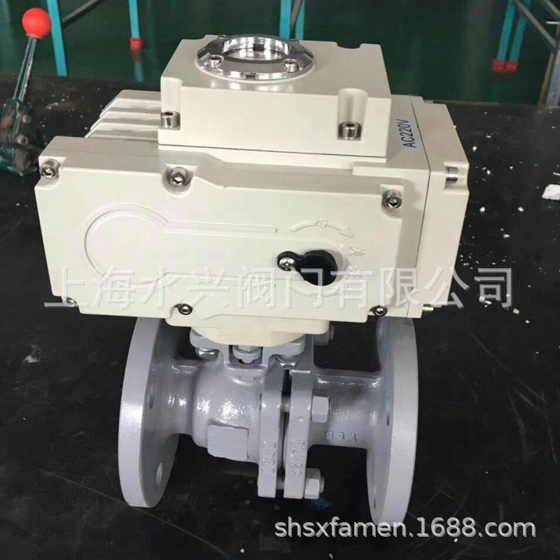 SXQ941F-160C电动法兰球阀 铸钢电动球阀 精小型电动球阀