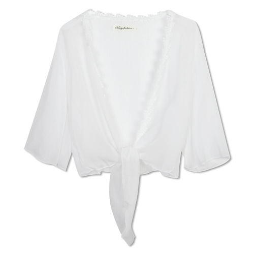 Chiffon shawl women's summer lace cardigan chiffon top sun protection thin air-conditioning shirt with suspender skirt