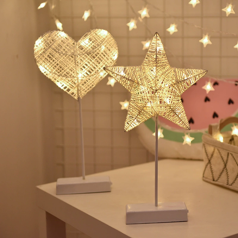 LED-гирлянда-украшение для девушки, сердце, световая гирлянда любовь, стиль lantern DIY звёздный свет для комнаты, рождественские огни