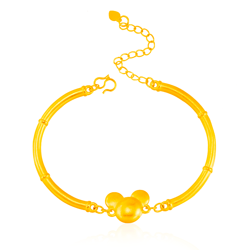 Imitación de lujo 24K pulsera de oro mi y Qi estilo Coreano en línea de celebridad en vivo de la joyería de dibujos animados lindo arena pulsera de oro para las mujeres