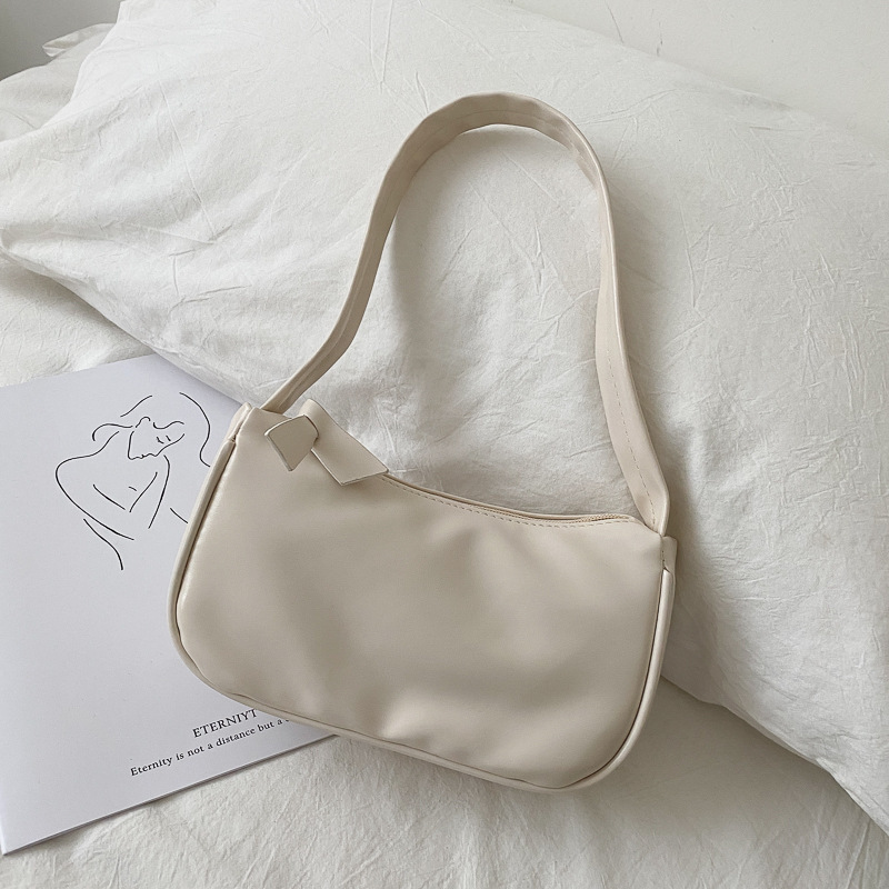 Underarm Bag Women's Bag New Fashion Pu Shoulder Bag Fashion Handbag Simple Candy