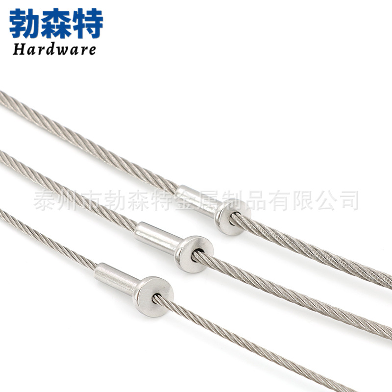 不锈钢保护套筒/斜面保护套筒/钢丝绳楼梯护栏配件/厂家批发