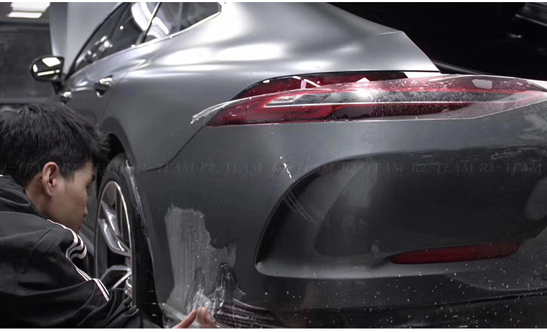 Car invisible car coat frosted matte TPU paint transparent protective film scratch-proof baking-free TPH car body film