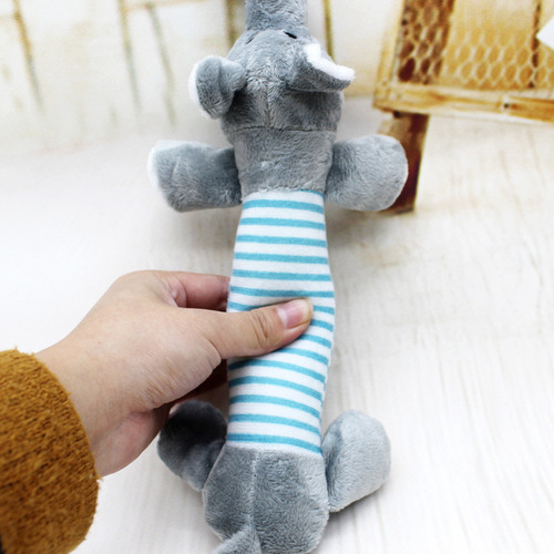 Pet Supplies Dog Teddy Poodle Bichon Frize Puppy Squeaking Teething Reliever Plush Toy 6