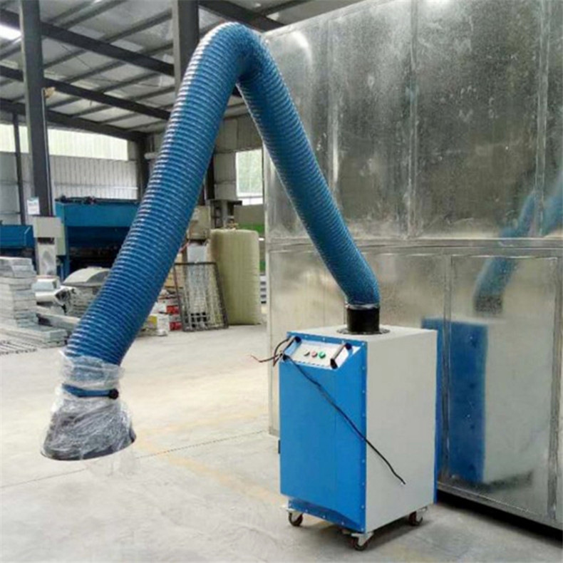 单臂双臂焊烟净化器工业移动式焊接吸尘厂家生产烟尘处理设备|ms