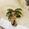 Plant lamp, brooch, accessory lapel pin, factory direct supply