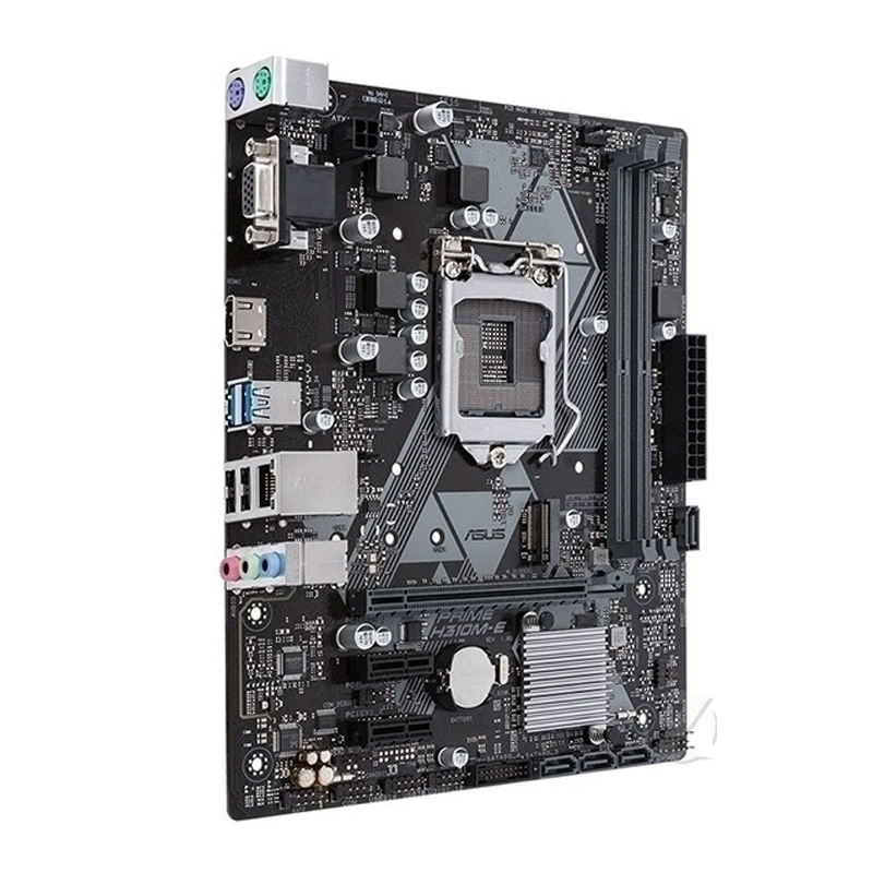 Материнская плата ASUS PRIME H310M-E серия игровая, поддержка 8-го поколения Core i7/i5/i3