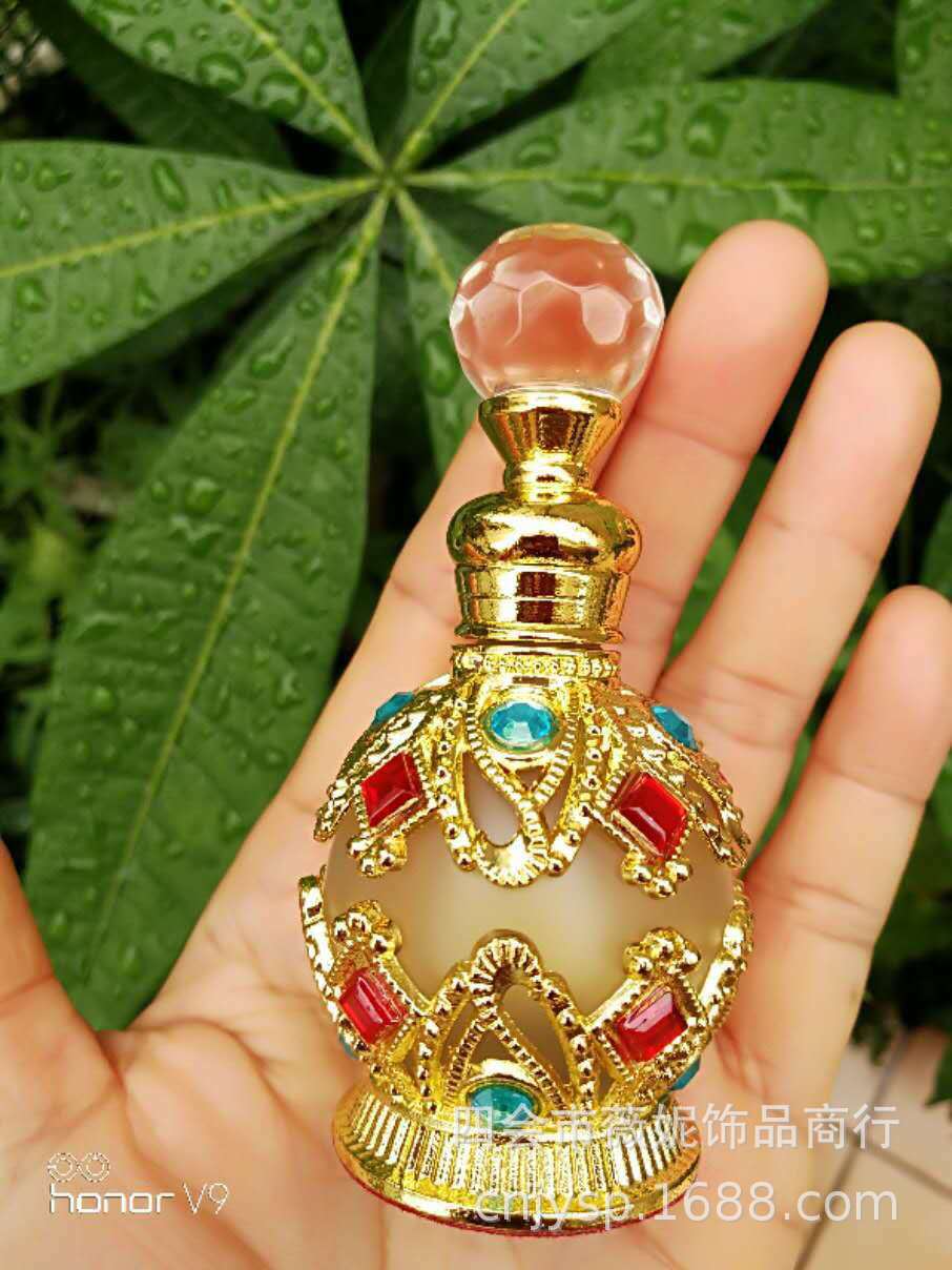En stock árabe botella de perfume de estilo de Dubai botella vacía botella de perfume botella de aceite esencial botella de aromaterapia proveedor transfronterizo