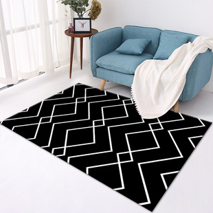 Spot Nordic Carpet Living Room Home Crystal Velvet Large Carpet Rectangular Coffee Table Carpet Bedroom Bedside Carpet