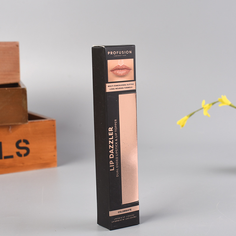 红管纸盒包装 唇膏外包装纸盒子 各类产品小纸盒包装定做logo