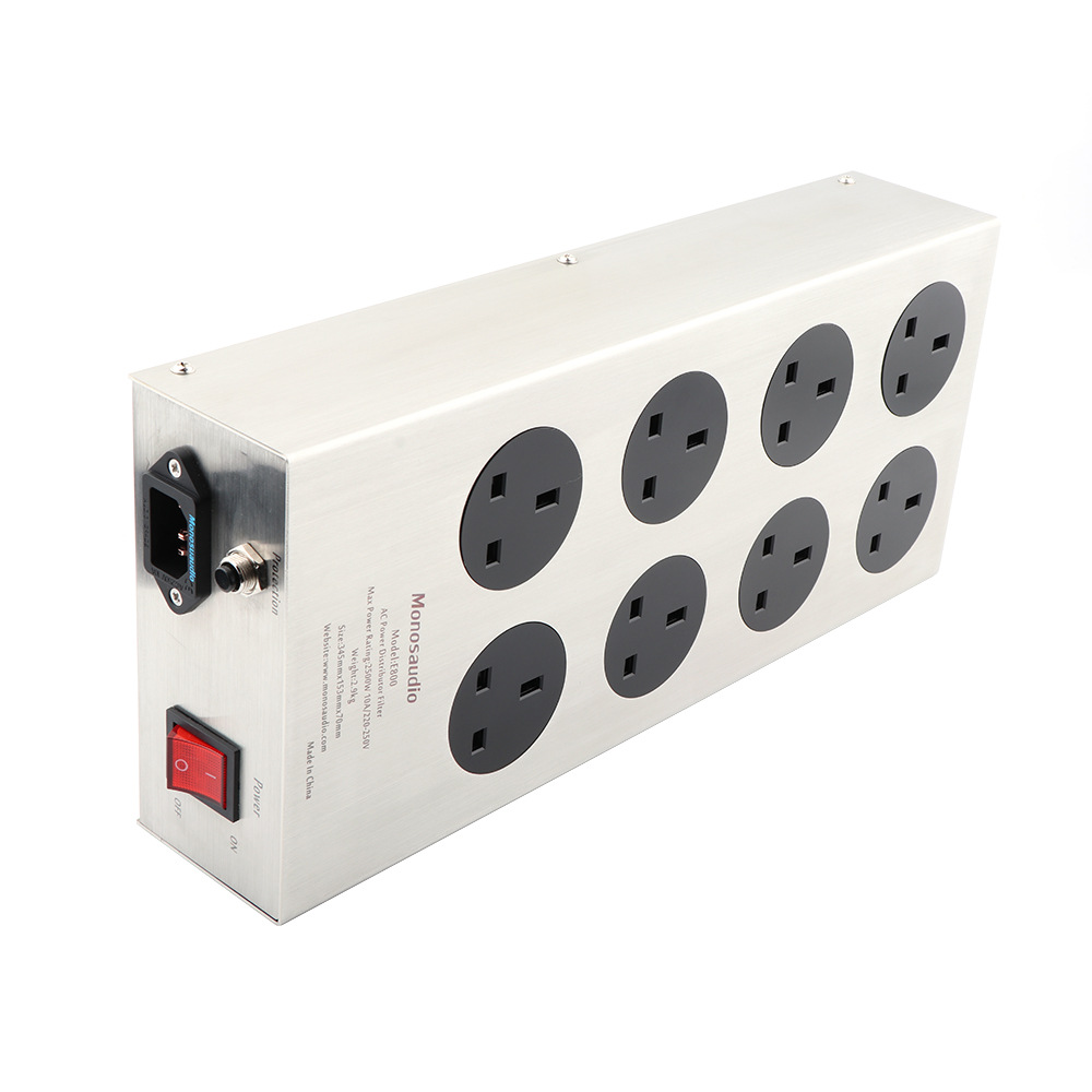 단일 오디오 열 오디오 전원 필터 유럽 HIFI 전력 증폭기 전력 정화 필터 소켓