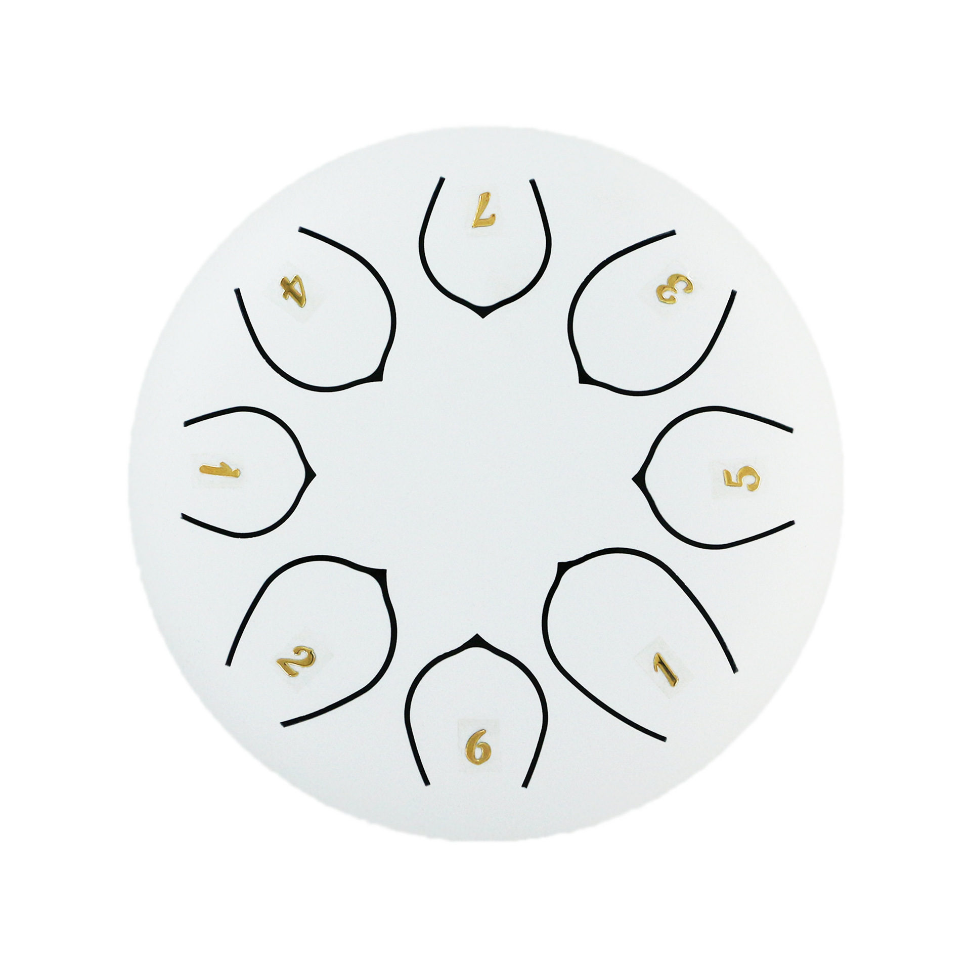 Lleno sílaba tambor hueco de 6 pulgadas de 8 tonos de tambor de loto tambor de acero tambor de lengua sin preocupaciones niños iluminación instrumento de percusión fuente de fábrica