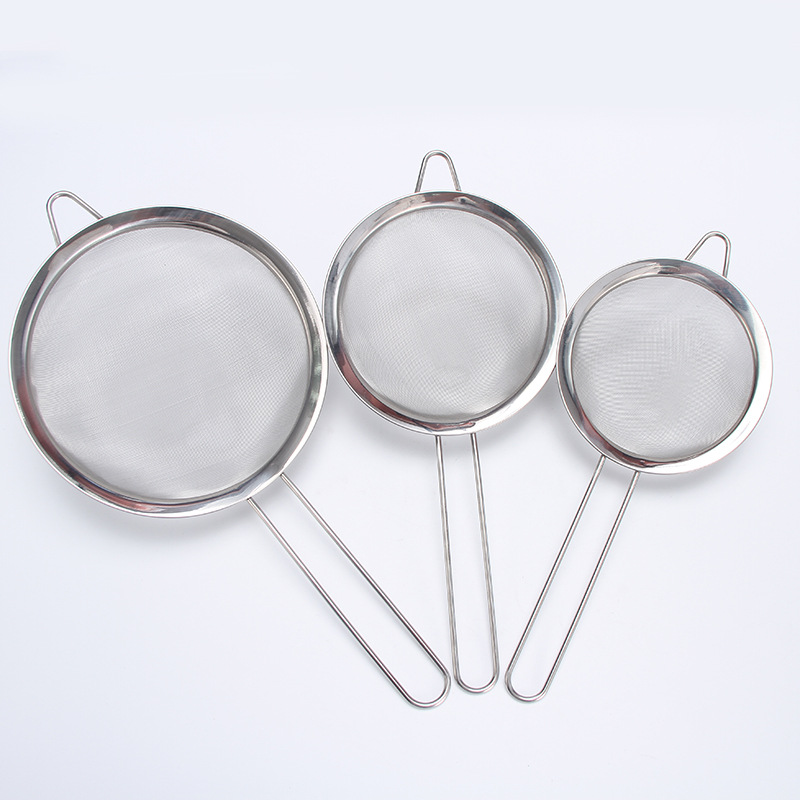 多規格廚具小工具寬邊斜紋加深不鏽鋼油格豆漿燕窩過濾網漏勺批發