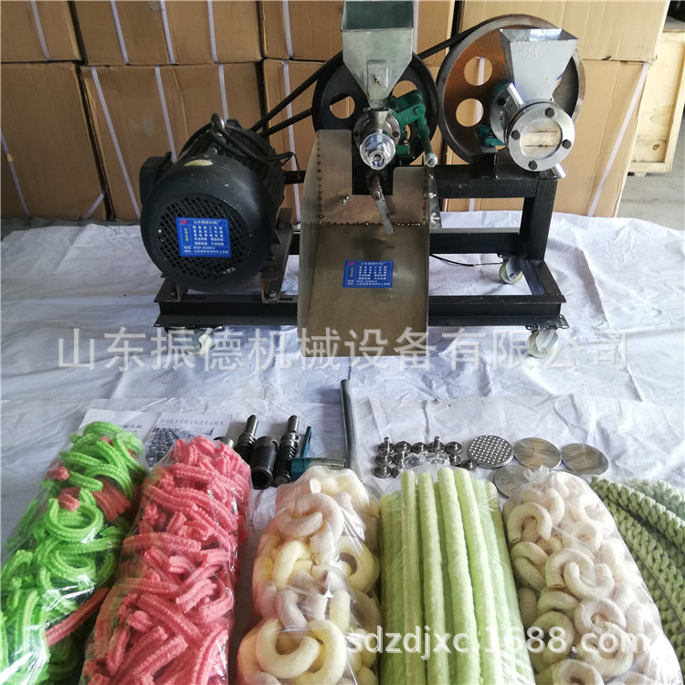 厂家热销 小型食品膨化机 粗粮五谷江米棍机 自熟型爆米花机振德