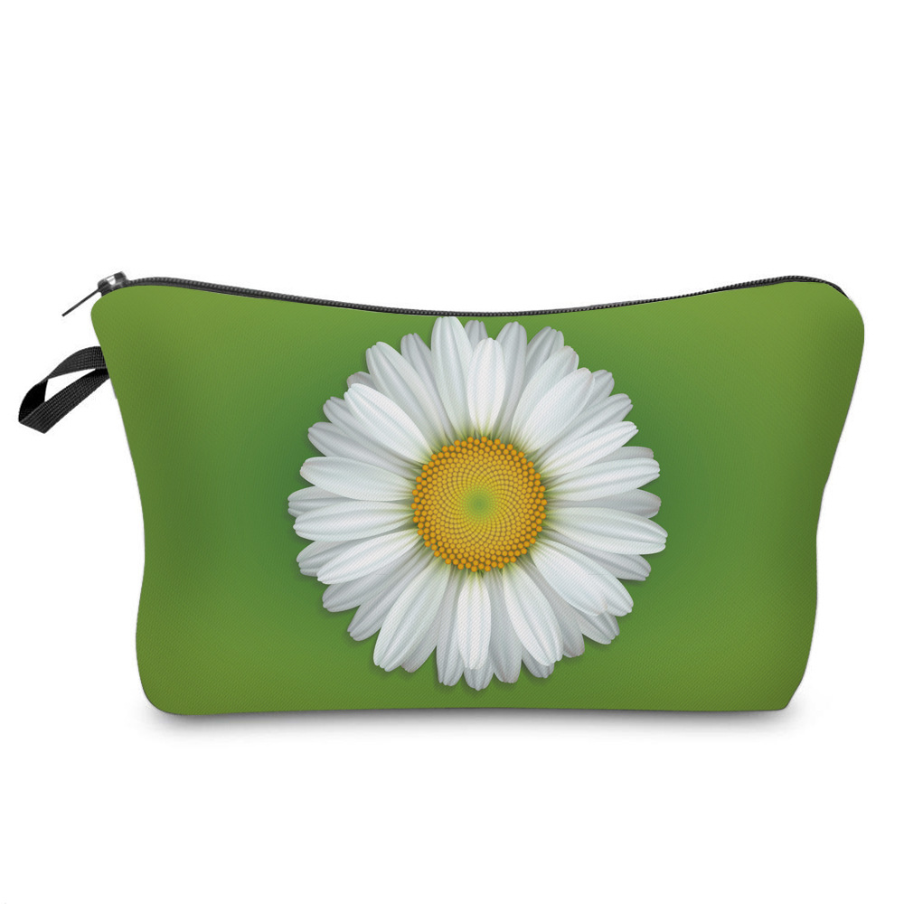 Sunflower Multi-functional Dumpling Makeup Toiletry Bag For Women_voghion.com