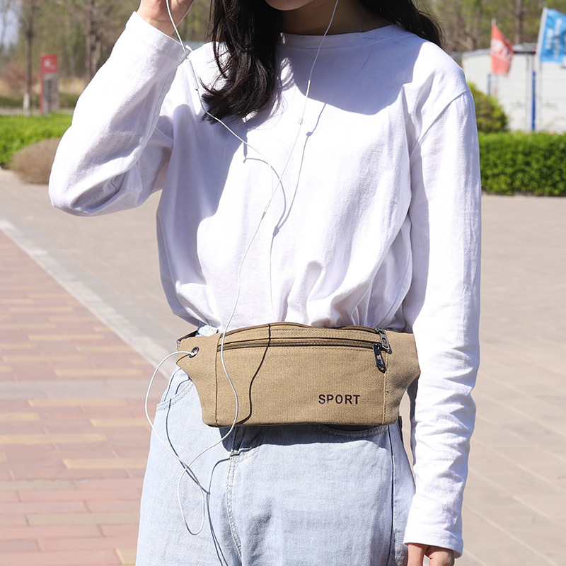Bolso Riñonera de Lona Deportivo