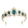 Retro crown for bride, golden accessory, European style, wedding accessories