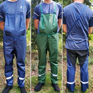 Origin Supply Wholesale Garden Labor Protection Work Protective Clothing Export Lawn Mower Brush Cutter Protective Overalls