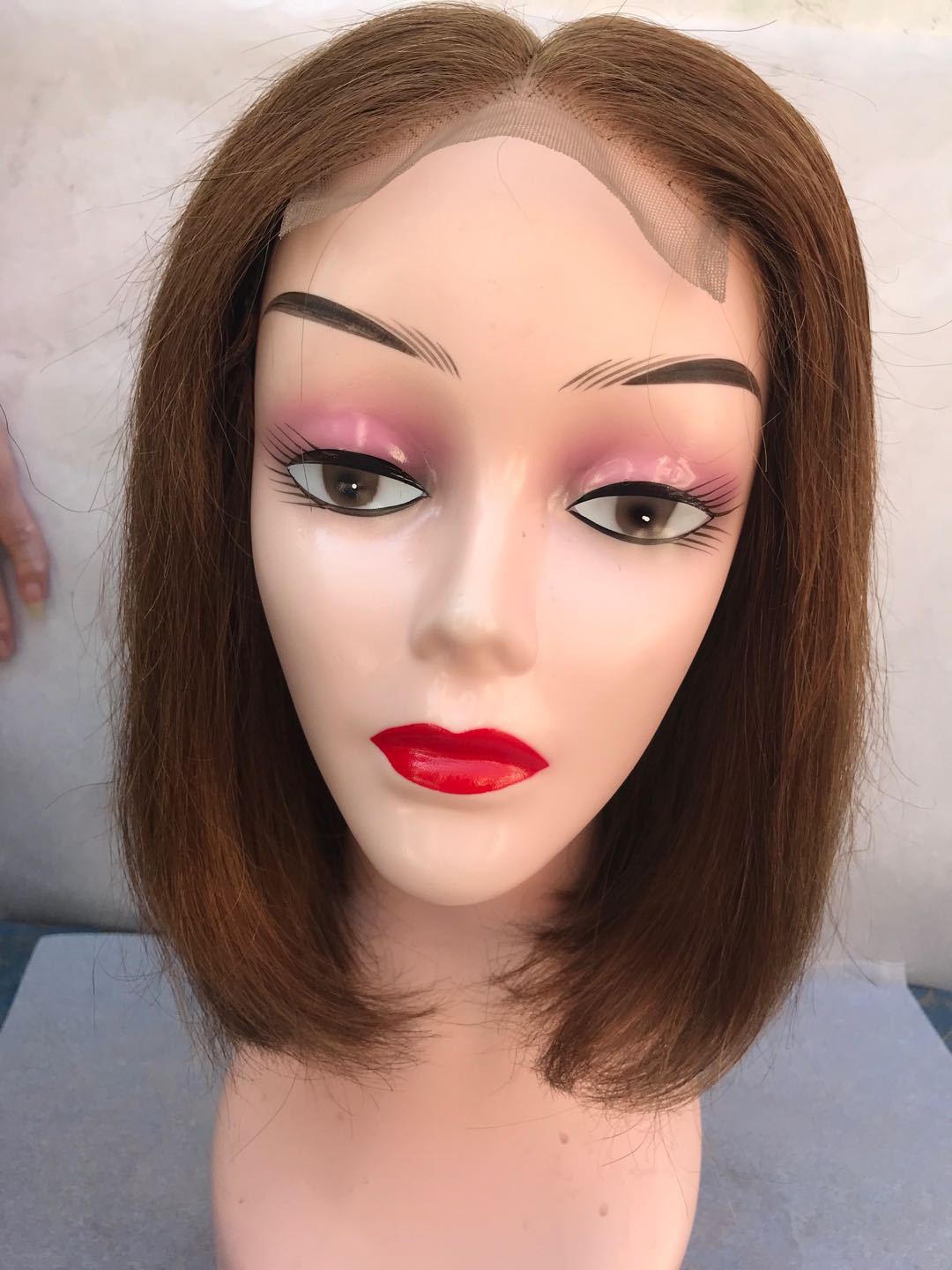 Fabricantes de gran cantidad de productos europeos y estadounidenses cubierta de cabello para mujeres pelucas de cabello para reparar la cara