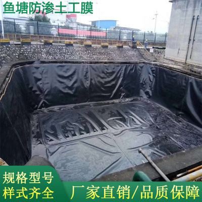 Low supply HDPE Waterproof geomembrane fish pond breed Seepage 200g black Methane tank