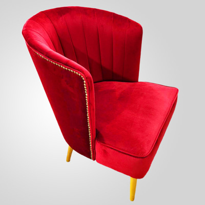 布藝單人沙發椅北歐現代簡約輕奢小戶型客廳臥室懶人休閑椅